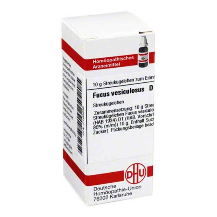 DHU Fucus vesiculosus D 1 Globuli, 10 g