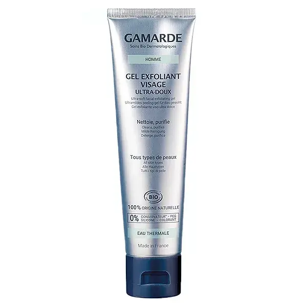 Gel Esfoliante Facial Orgânico Ultra Suave Gamarde Masculino 100ml