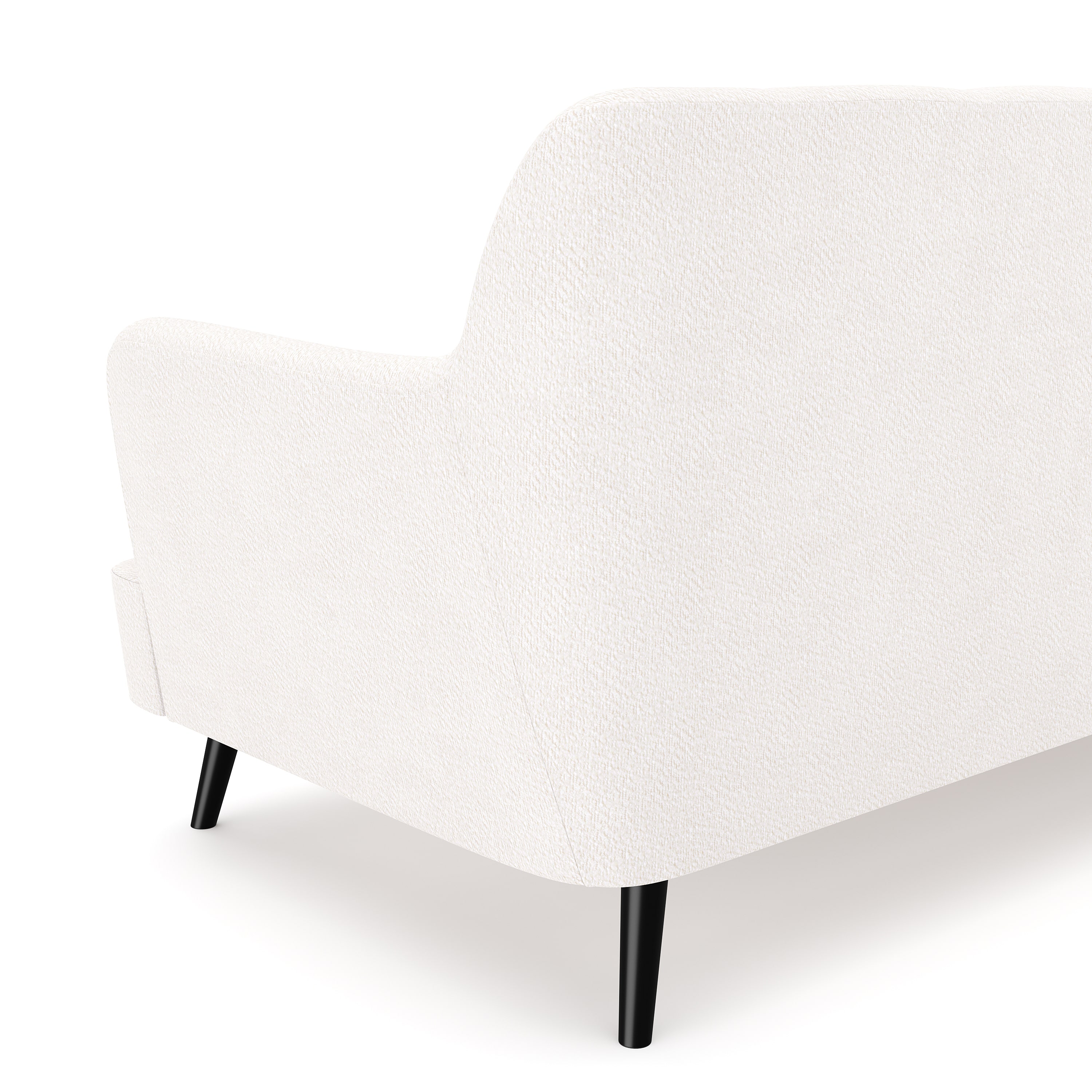 Sofa Bouclé LIA 3-Sitzer creme