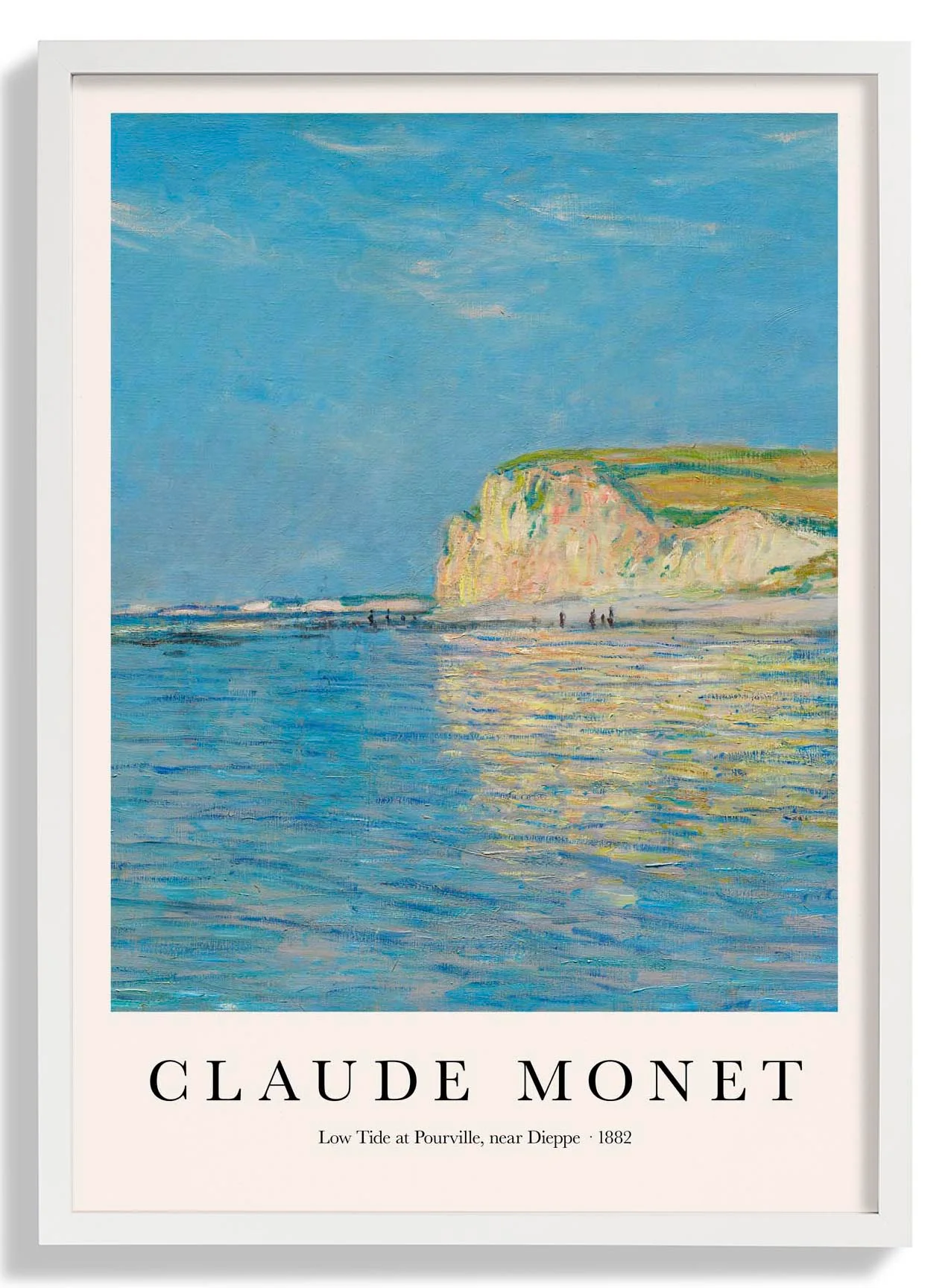 Ebbe bei Pourville von Claude Monet