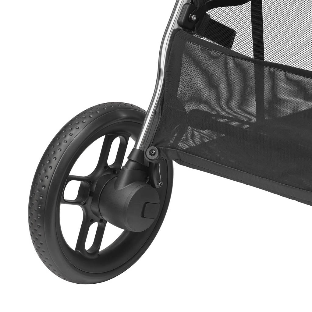 MC Zelia 3 Luxe Twillic Grey Fr (Chrome frame & Brown Leather)