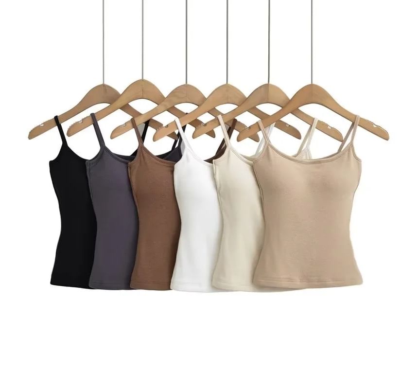 Asiris - Effen, slim-fit, gewatteerde crop top