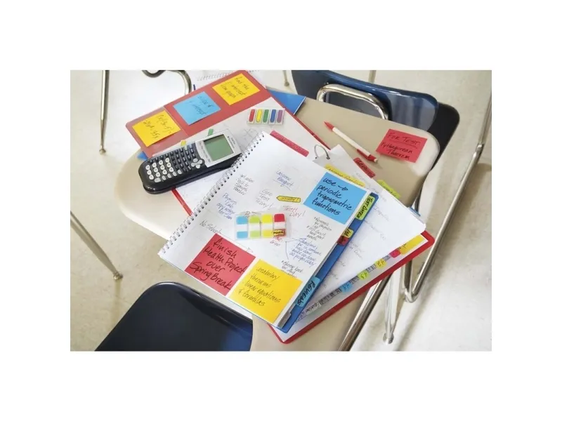Post-it® Super Sticky Notes Playful 76x76 mm - (6 stk.)