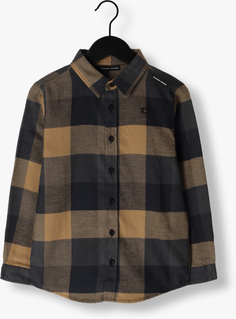 COMMON HEROES beige common heroes casual overhemd 2331-8110