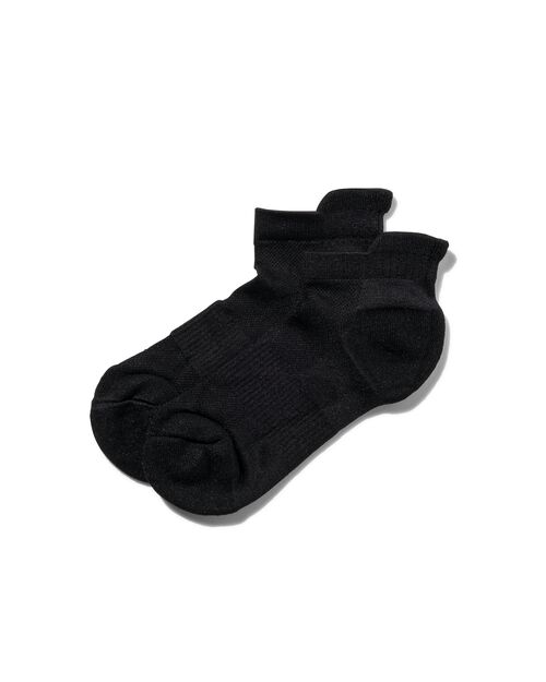 2 paires de chaussettes de sport femme noir