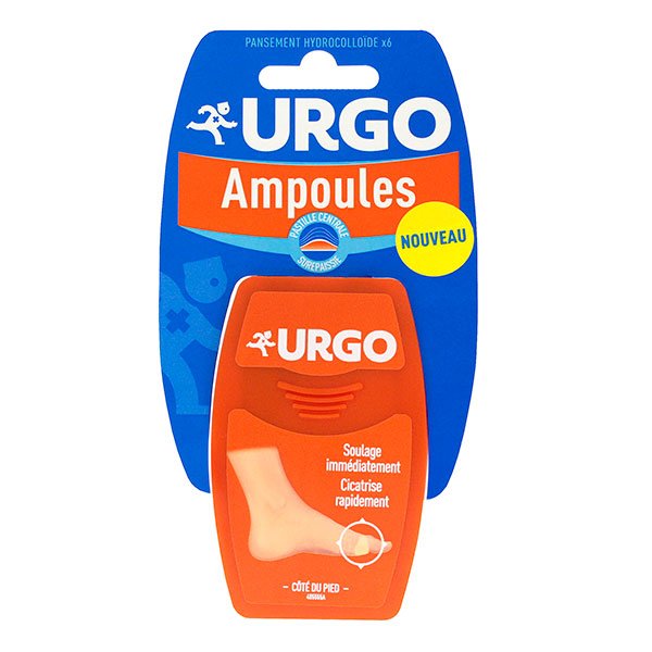 Pansements ampoules côté du pied Urgo