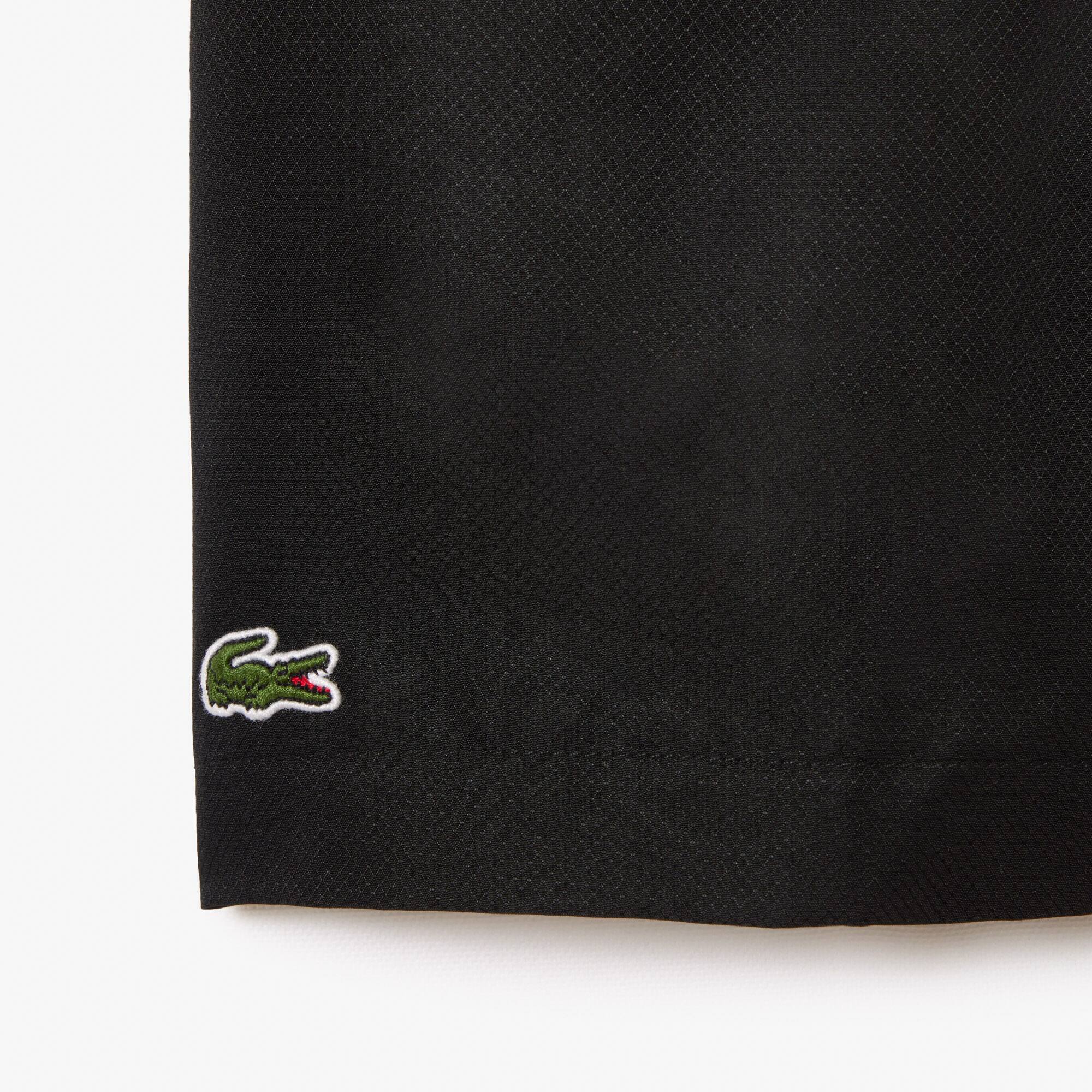 Jungen LACOSTE SPORT Shorts aus Diamant-Taft Hosen - Schwarz - Lacoste - Jungen