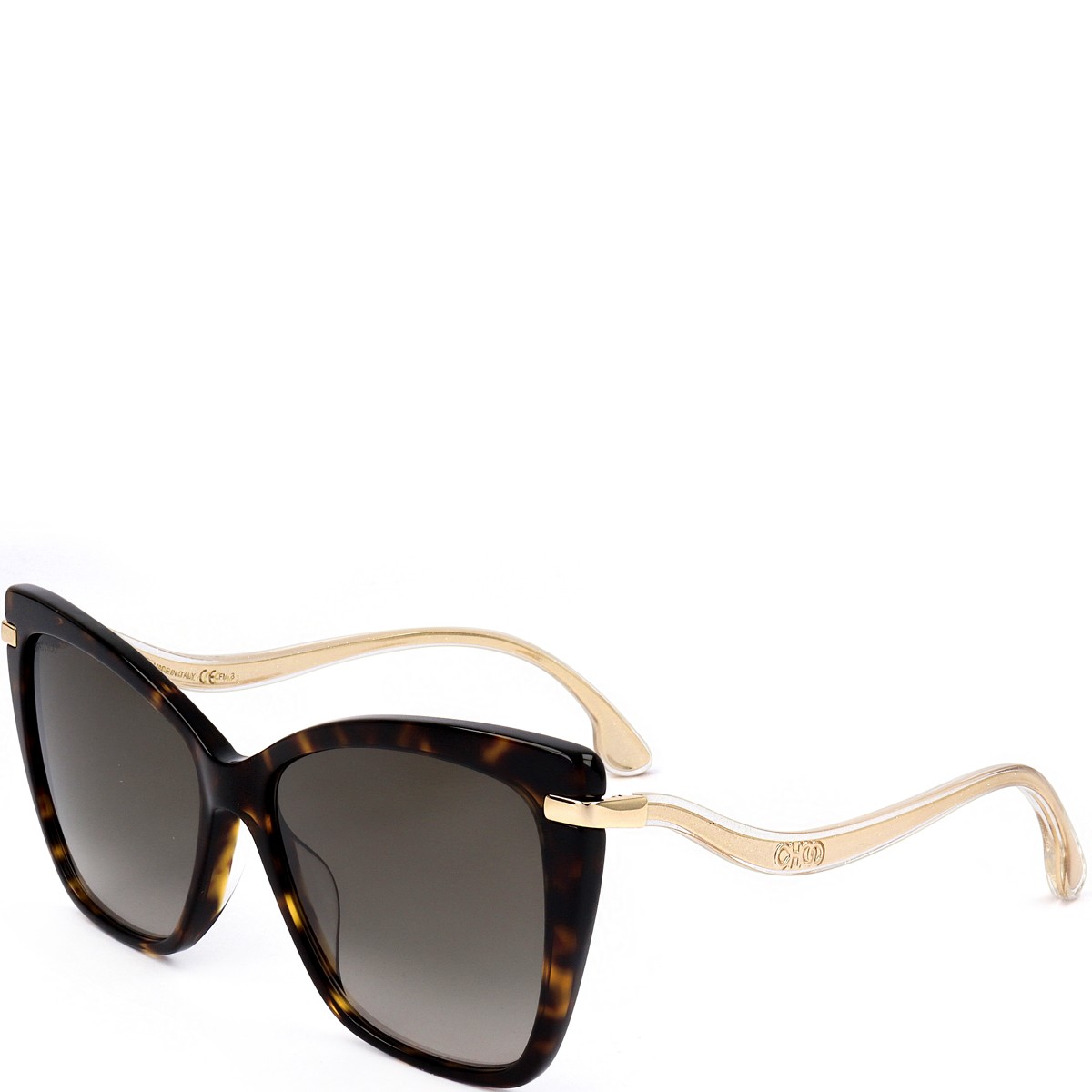 Jimmy Choo - Lunettes de soleil - Catégorie 3 - Marron