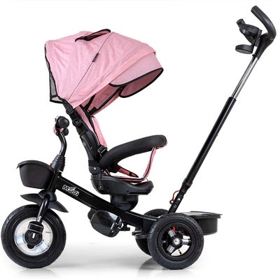 Milly Mally Movi 5-i-1 Trehjulssykkel, Svart/Rosa