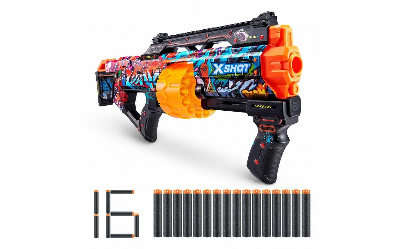 X-shot blaster Skins Last Stand met 16 darts
