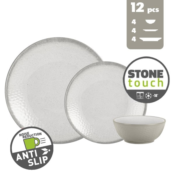 Lot de vaisselle Stone Touch AMADE Midday