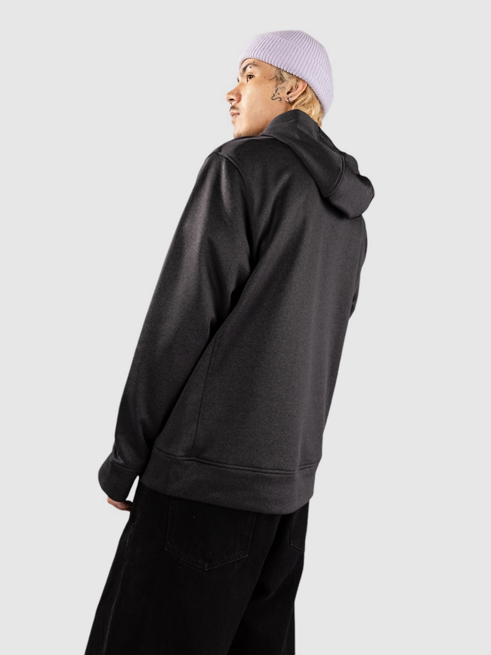 Burton Oak Hoodie true black heather