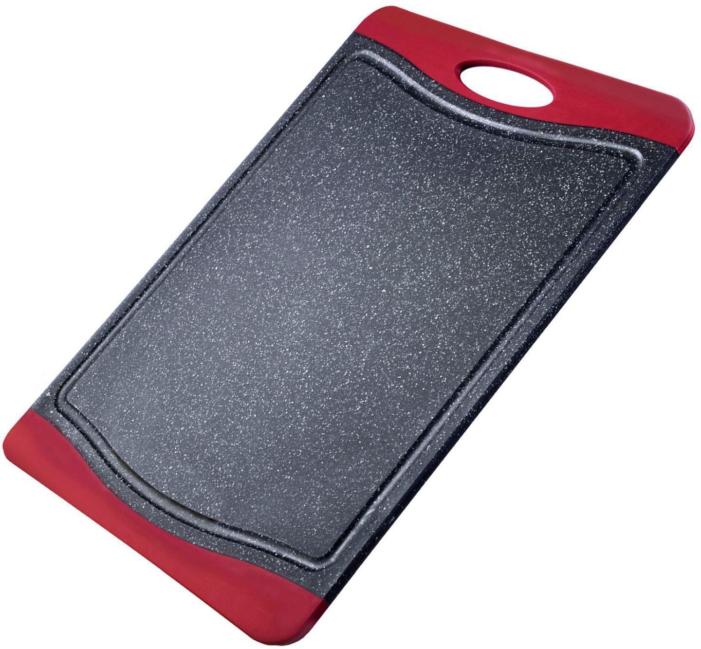 Westmark Schneidbrett 44,5 x 30 cm schwarz/rot