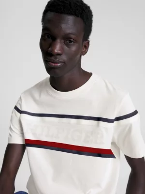 Camiseta Hilfiger Monotype Global Stripe
