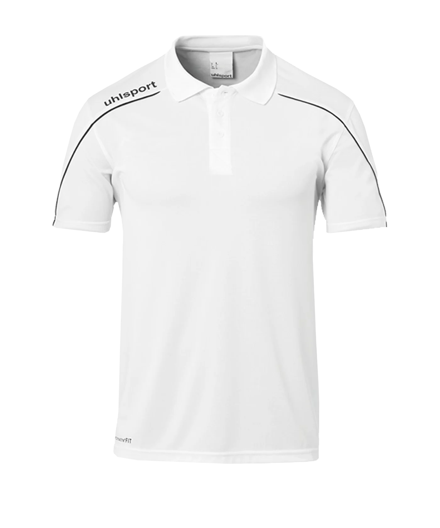 uhlsport Stream 22 Poloshirt Weiss Schwarz F02
