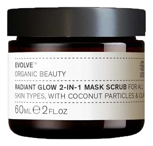 Evolve Radiant Glow 2-in-1 Mask Scrub - 60 ml.