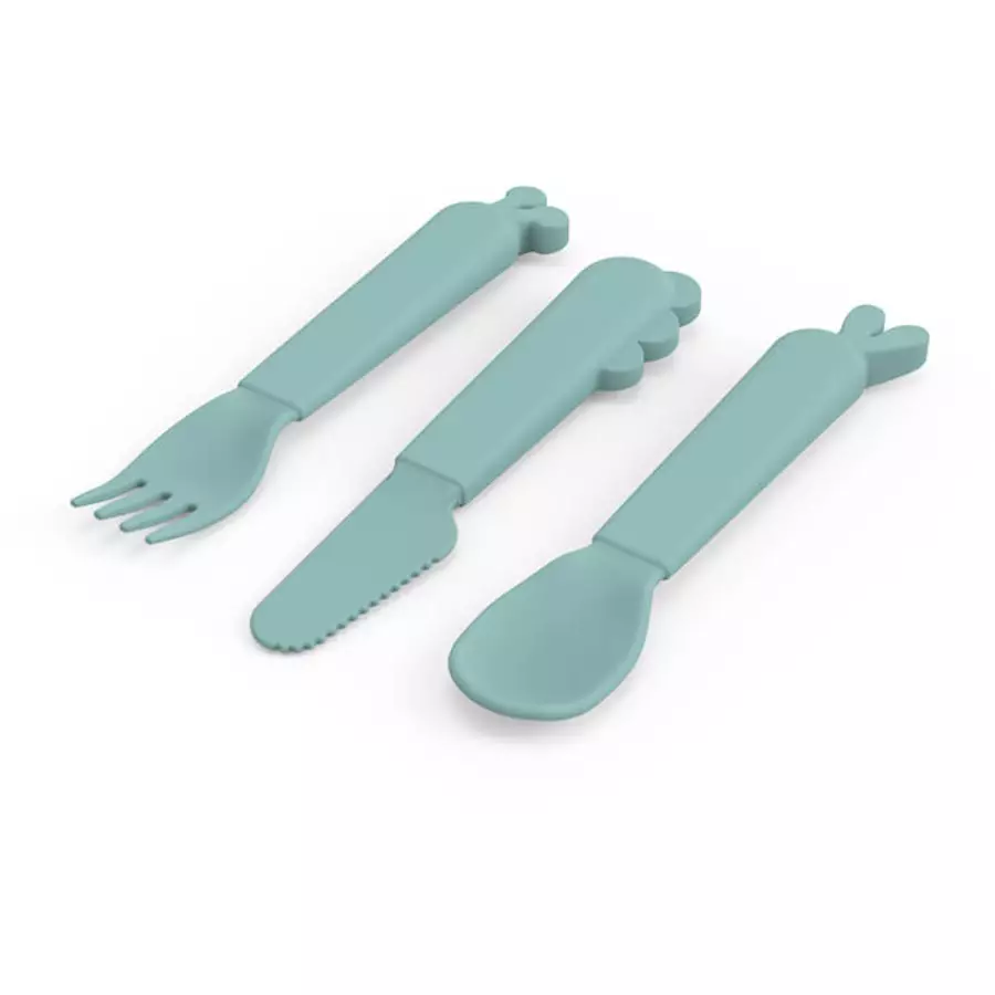 Done by Deer™ Besteck-Set Kiddish Deer friends Blau