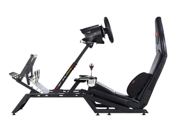 Next Level Racing F-GT - Kappløpsimulatorcockpit - matt svart