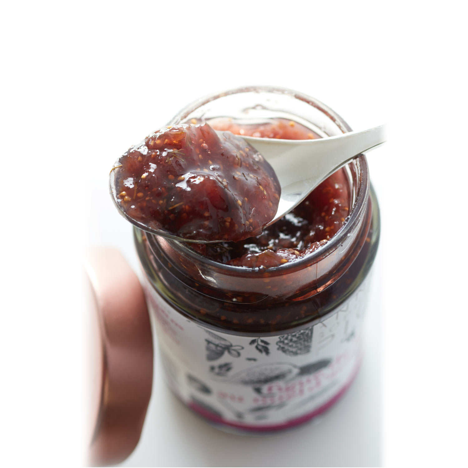 Confiture de figue de Solliès miel d'acacia et aneth