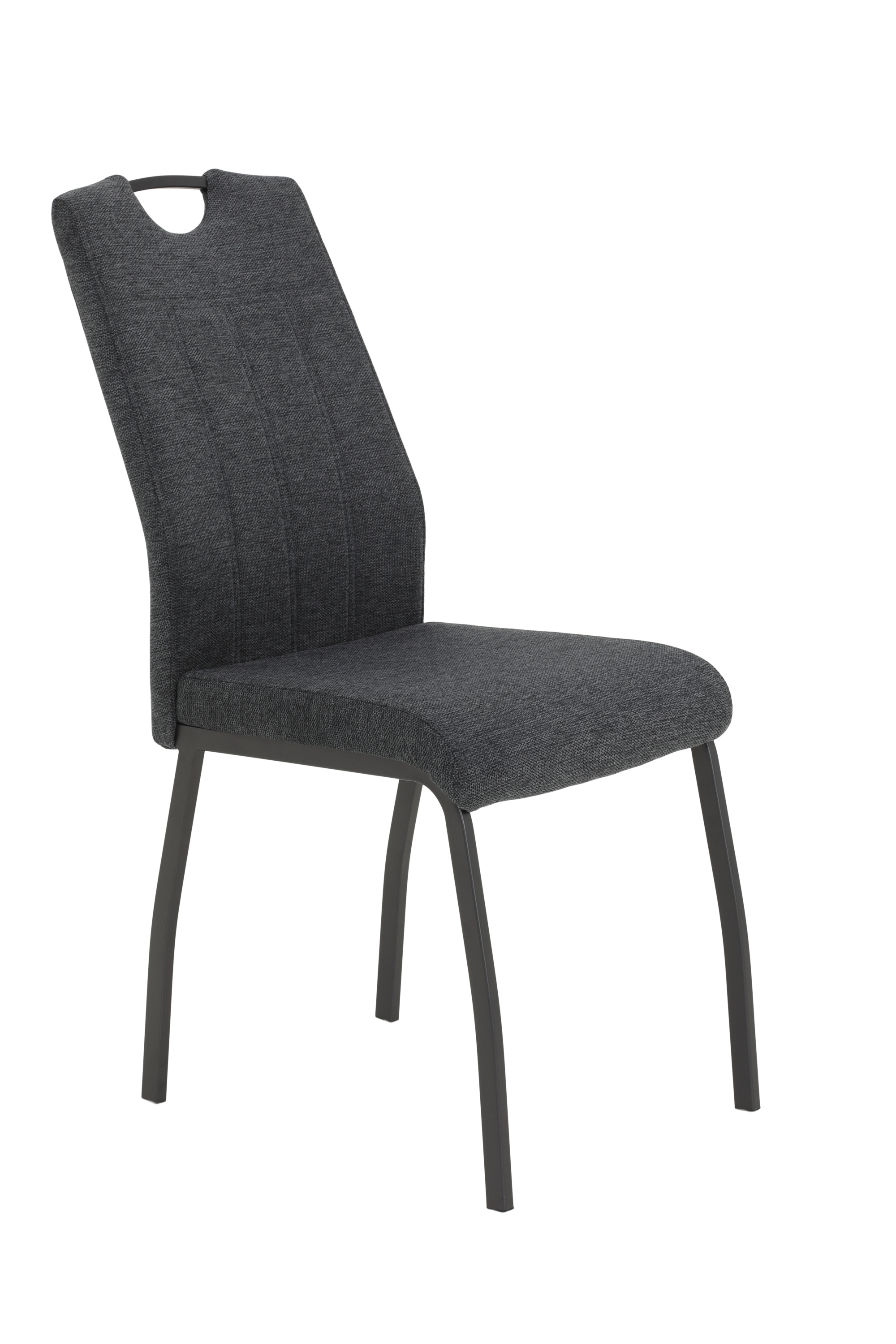 Polsterstuhl ELIF III 2er Set anthrazit