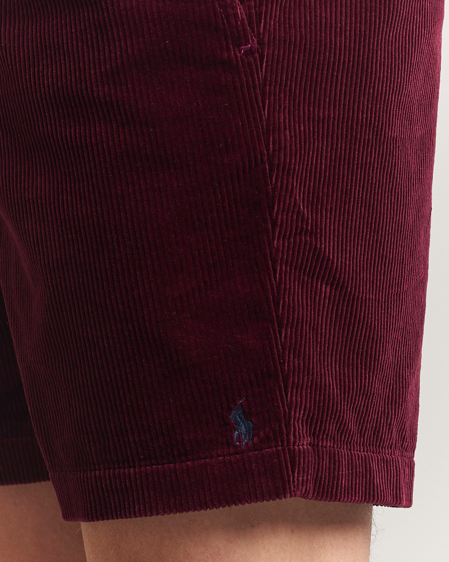 Polo Ralph Lauren Prepster Corduroy Drawstring Shorts Ruby Red