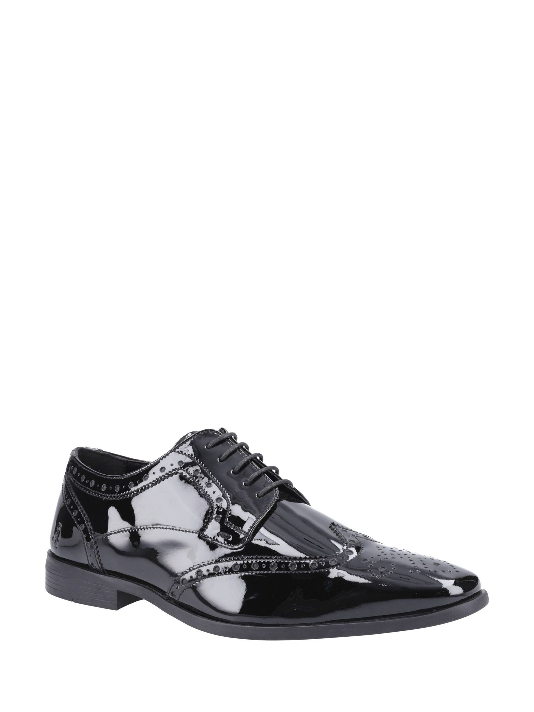 Hush Puppies Elliot Patent Brogue Shoes
