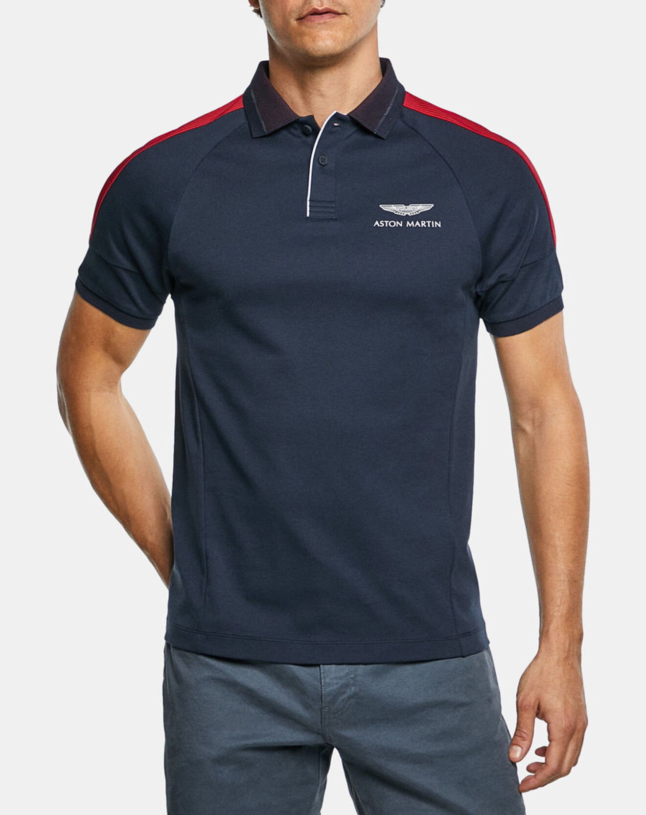 Hackett London Polo Regular Fit Aston Martin Racing Ganse bleu marine