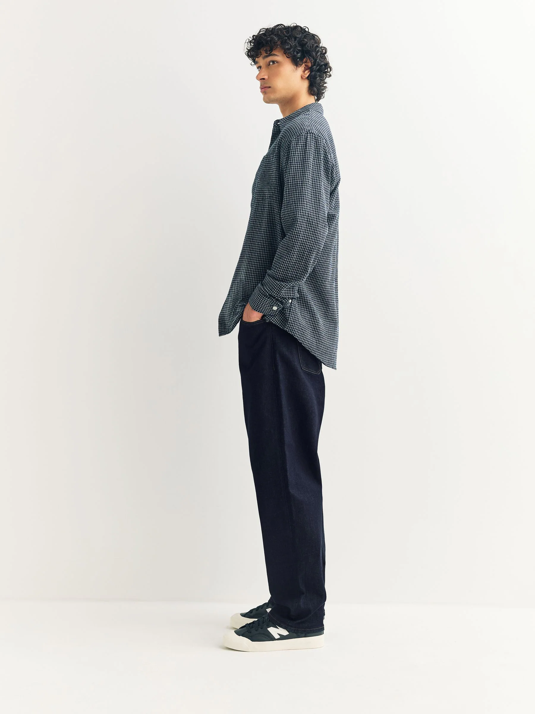 Indigo wassing - Klassieke stretchy Jeans met relaxed fit