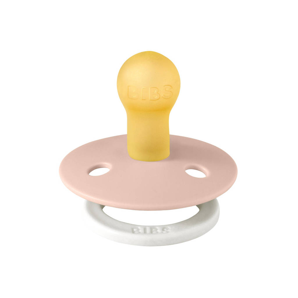 fopspeen - maat 1 - Glow in the dark Blush/ Vanilla( 2 stuks)