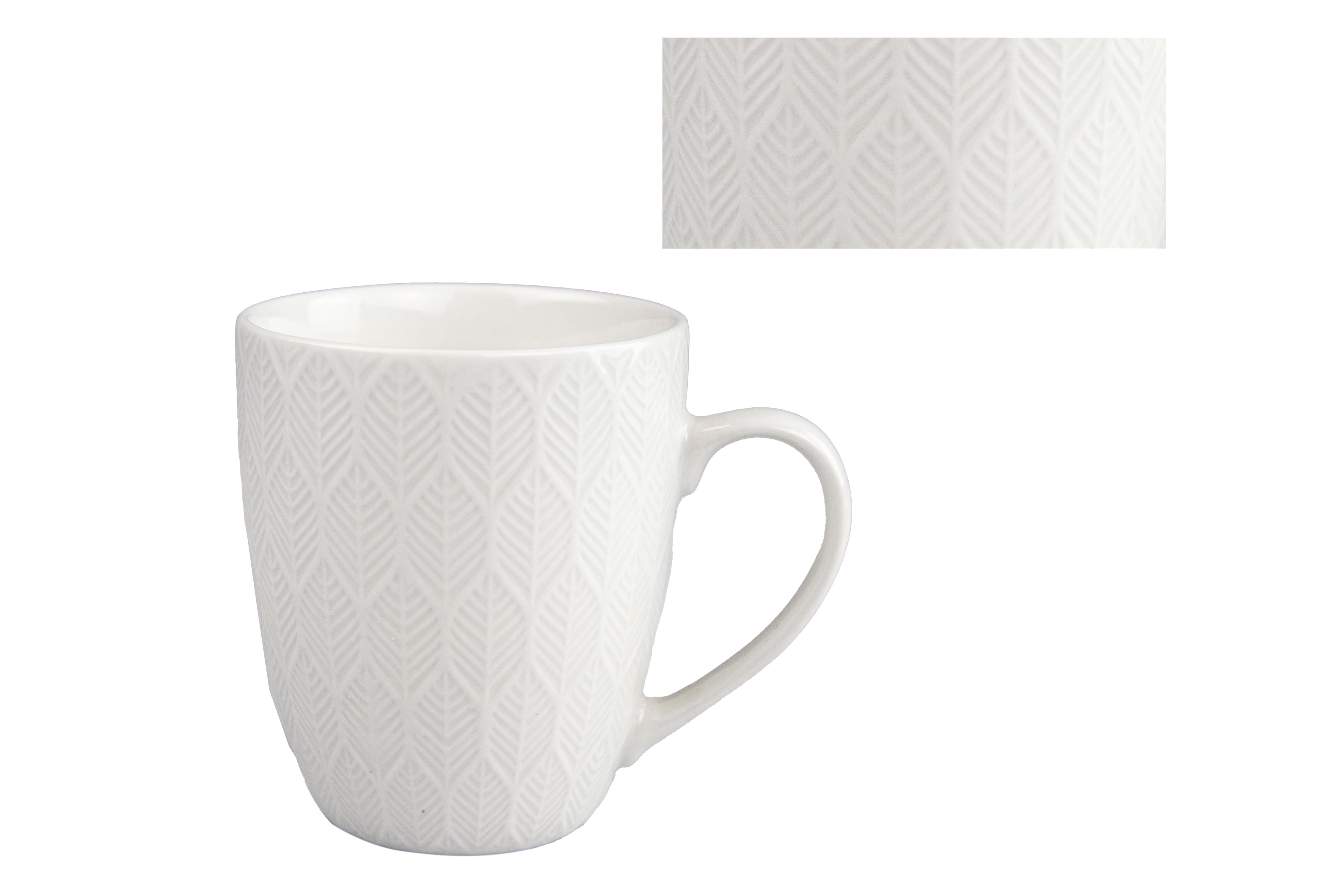 MUG BOMBE LEAF PORCELAINE 38CL