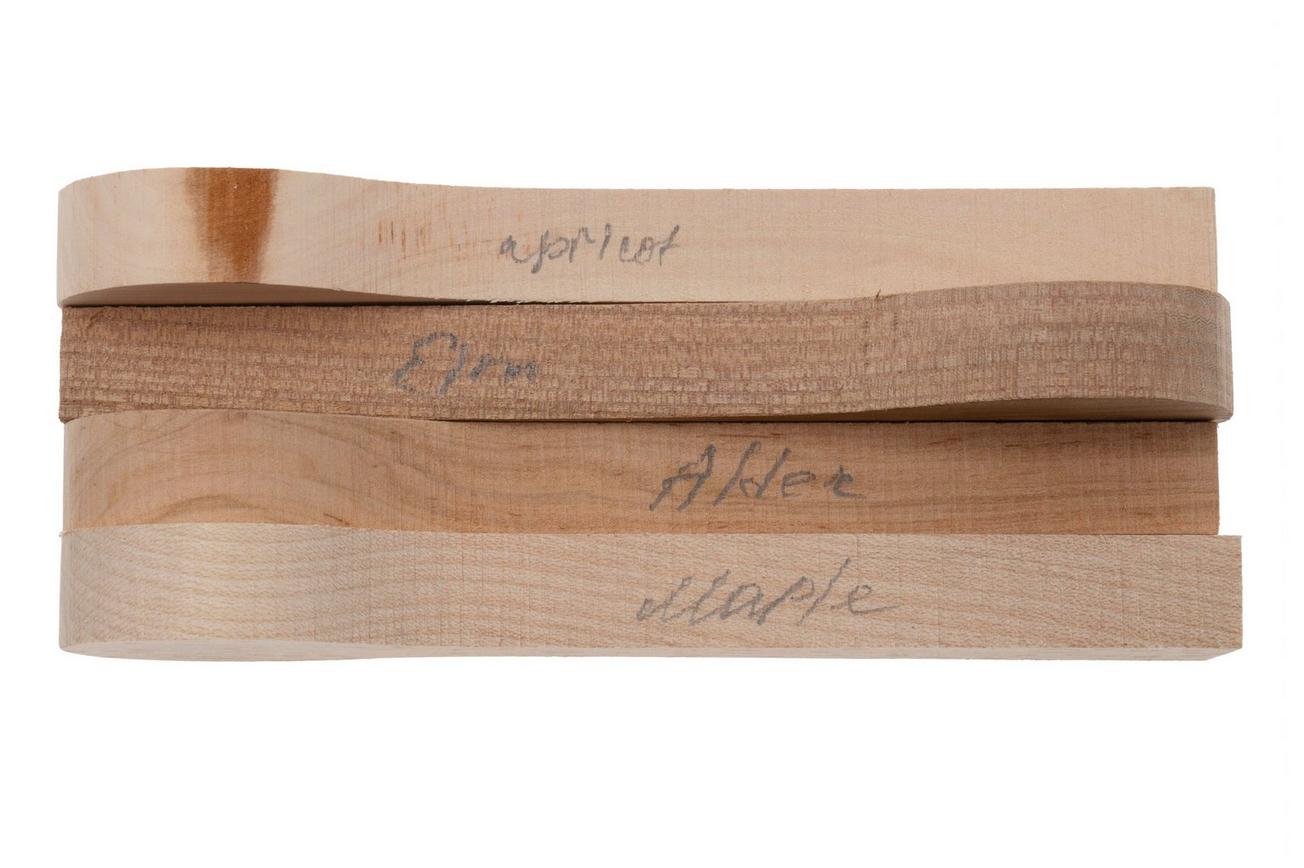 BeaverCraft BB3 Spoon Carving Blanks walnoot, iep, esdoorn, els