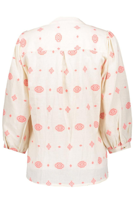 Geisha ecru dames blouse
