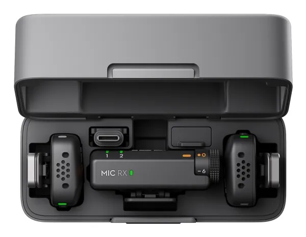 DJI Mic Mini - Mikrofonsystem - USB - sort