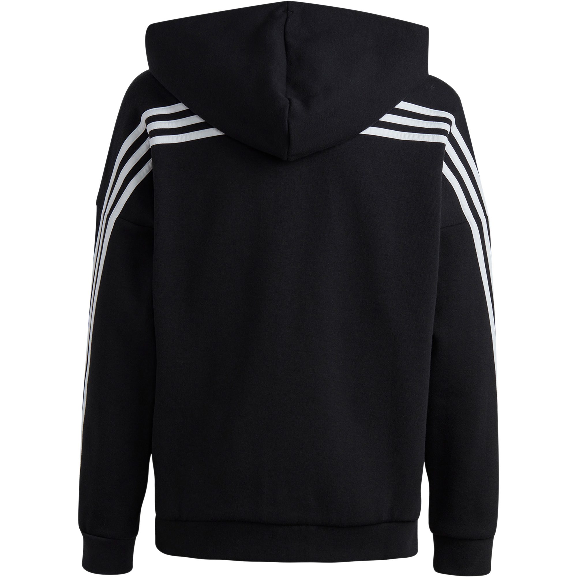 adidas Future Icons 3-Streifen Kapuzenjacke Kinder schwarz
