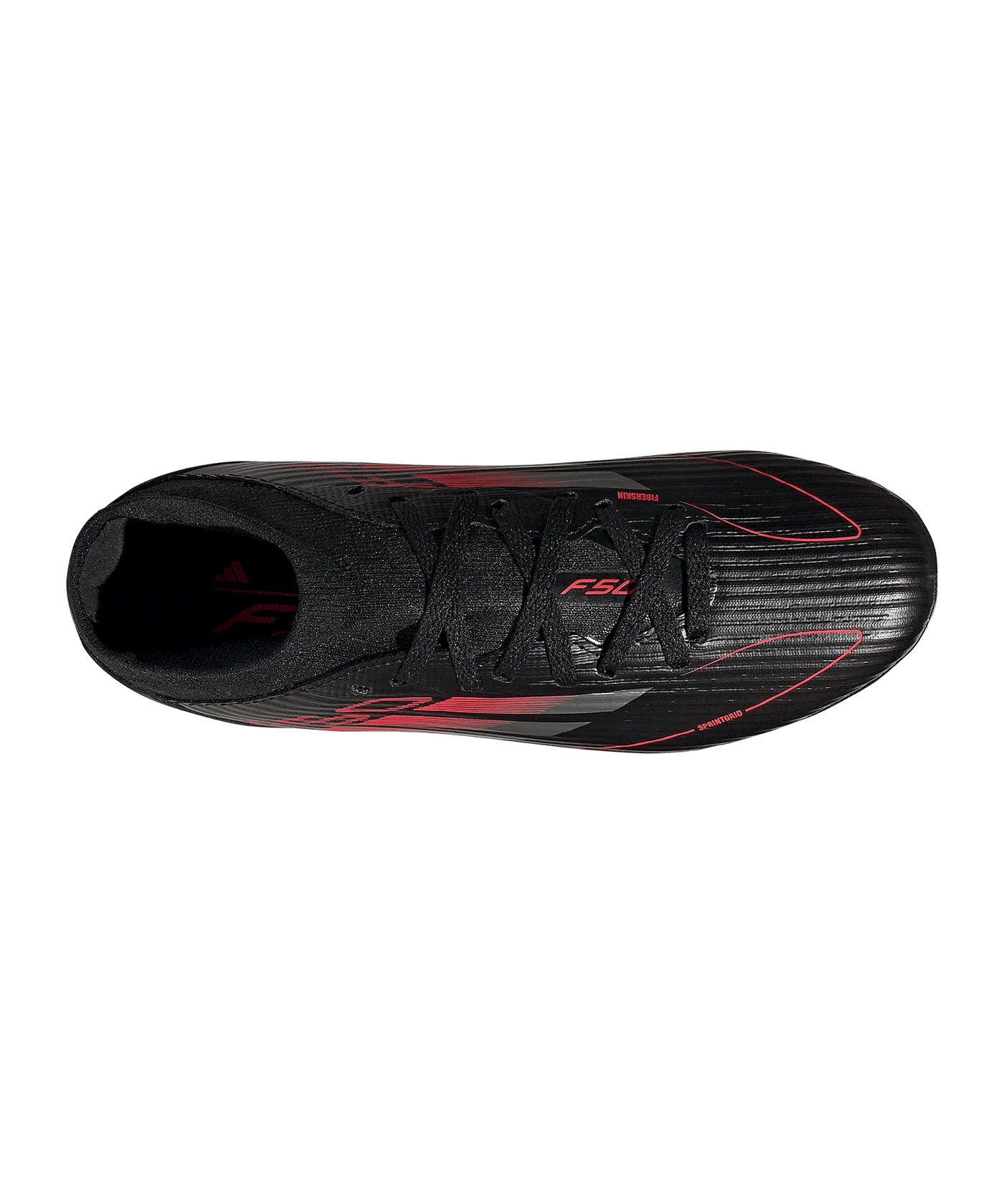 adidas F50 League Mid FG Stealth Victory Kids Schwarz