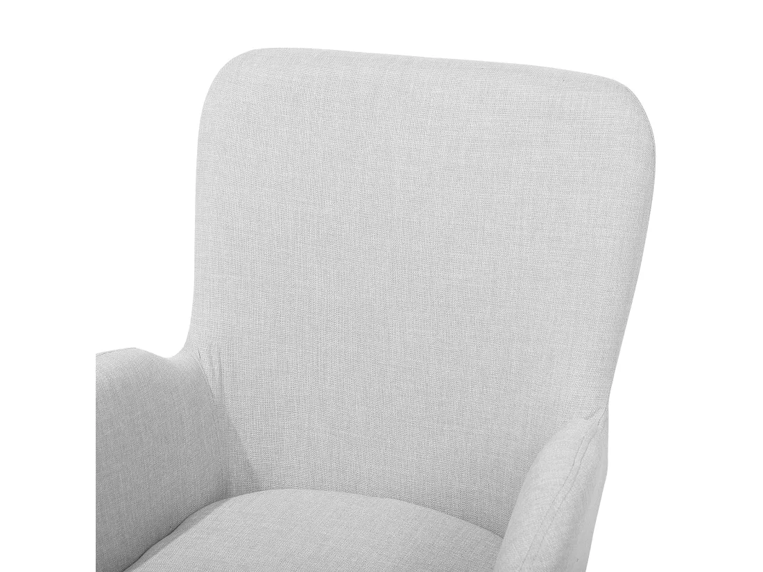 Fauteuil BJARN Tissu Gris clair