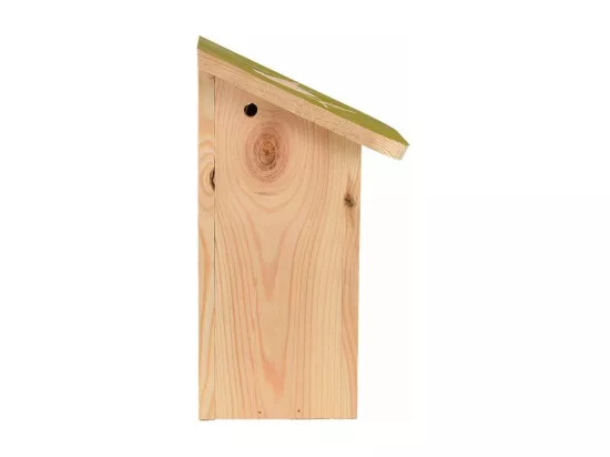 Nichoir pour mésange bleue en pin pochoir