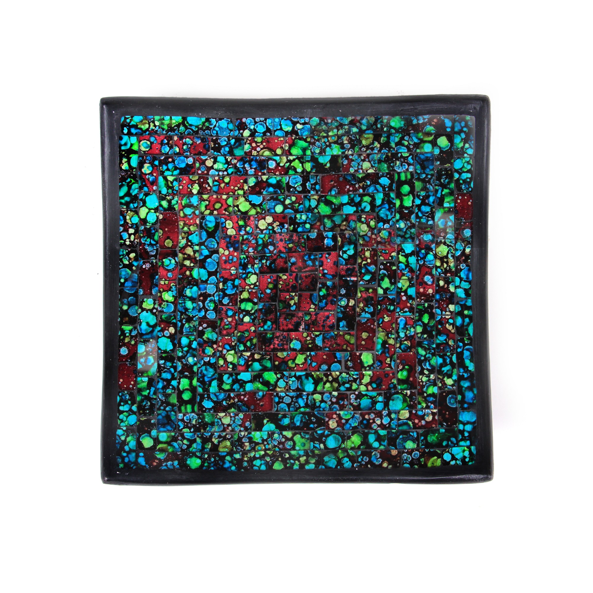 3er Set Mosaikteller 'Renoir', multicolor von fischer's lagerhaus