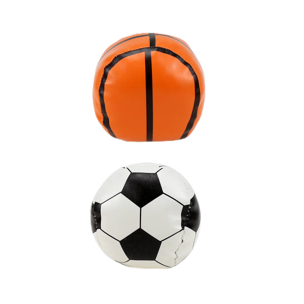 Mini voetbal en basketbal in net