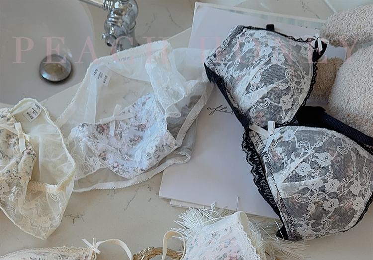 LONGNIGHT - Set: Bloemen BH + Slipje