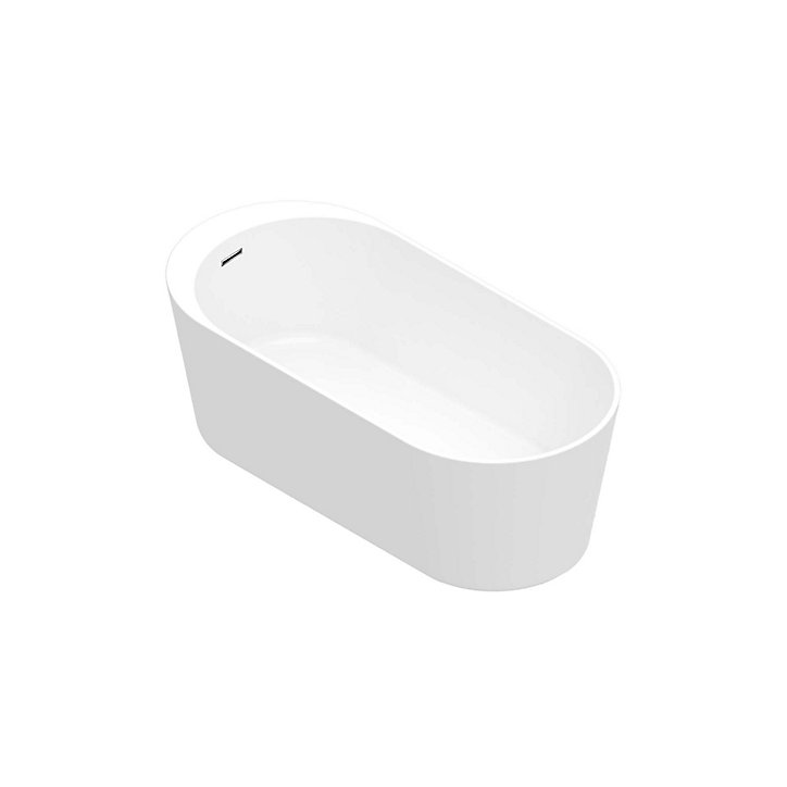 Baignoire îlot Huron L. 170 cm x l. 75 cm blanc