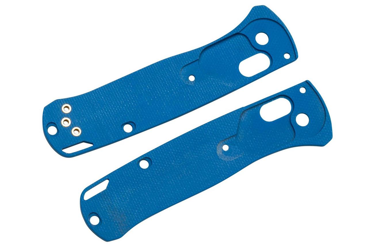 Flytanium Benchmade Mini Bugout Scales, Crossfade Blue G10