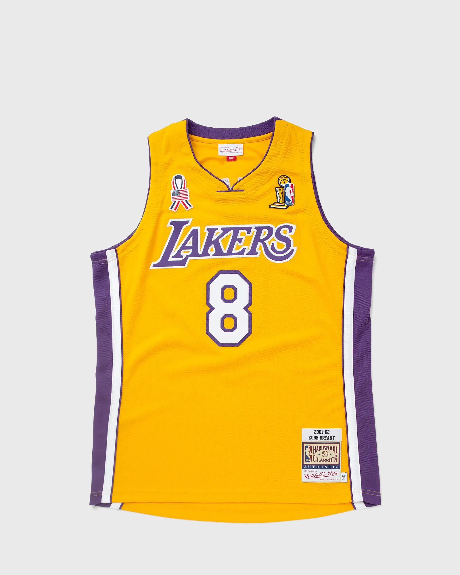 Mitchell & Ness NBA AUTHENTIC JERSEY LOS ANGELES LAKERS 2001-02 KOBE BRYANT #8