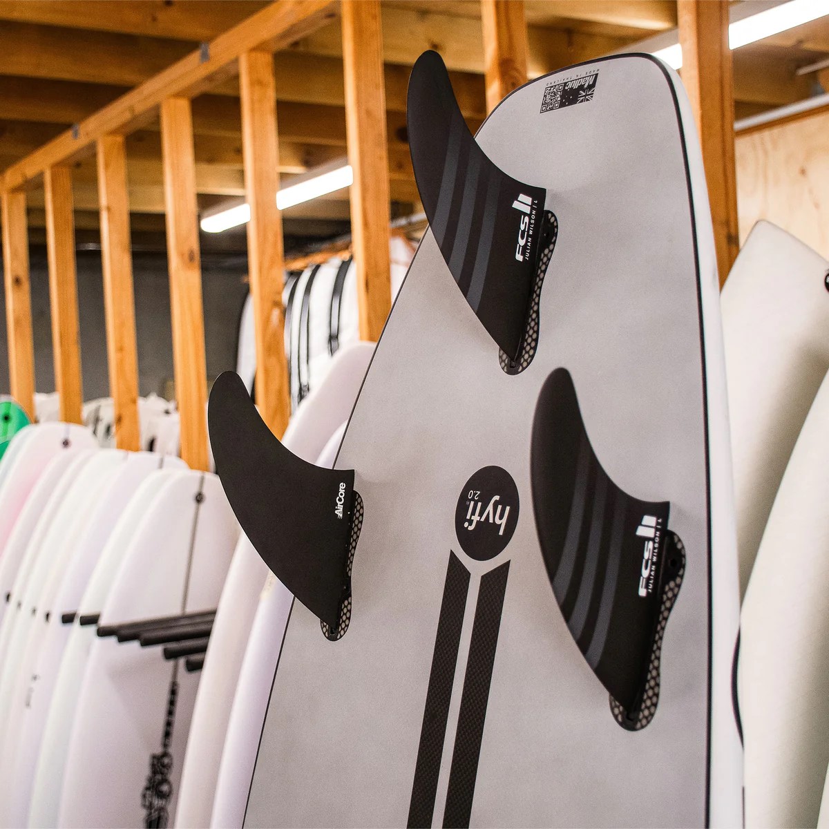 FCS FCS II JW PC Black / Black  - Medium Thruster