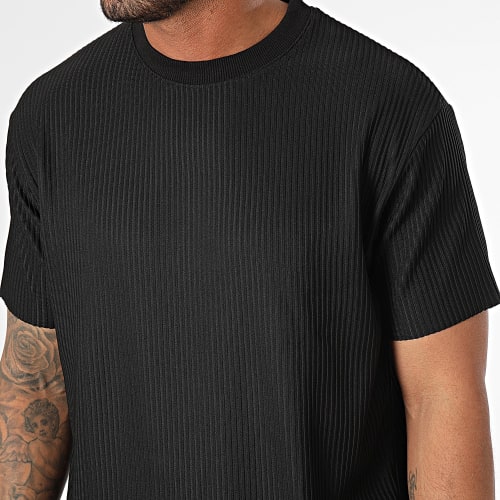 Ensemble Tee Shirt Et Pantalon Jogging Noir