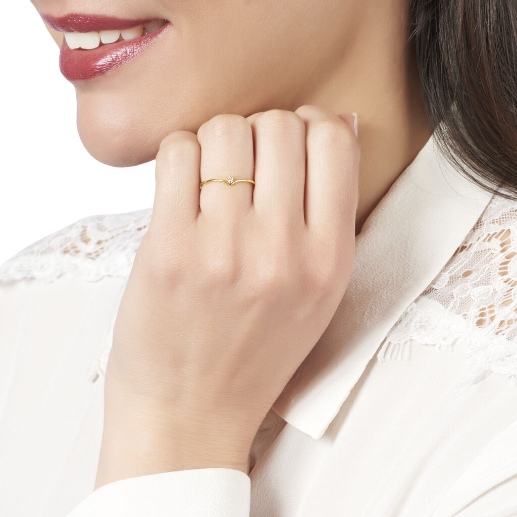 Bague Maye Or Jaune Diamant