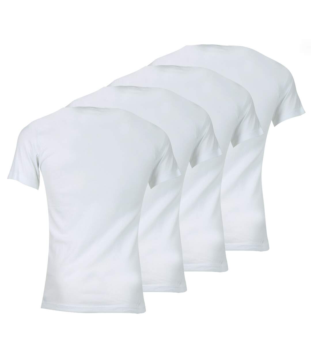 Lot de 4 Tee-shirts homme col V Eco Pack