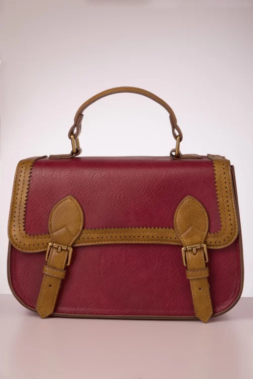 Banned Retro Carter Satchel handtas in rood