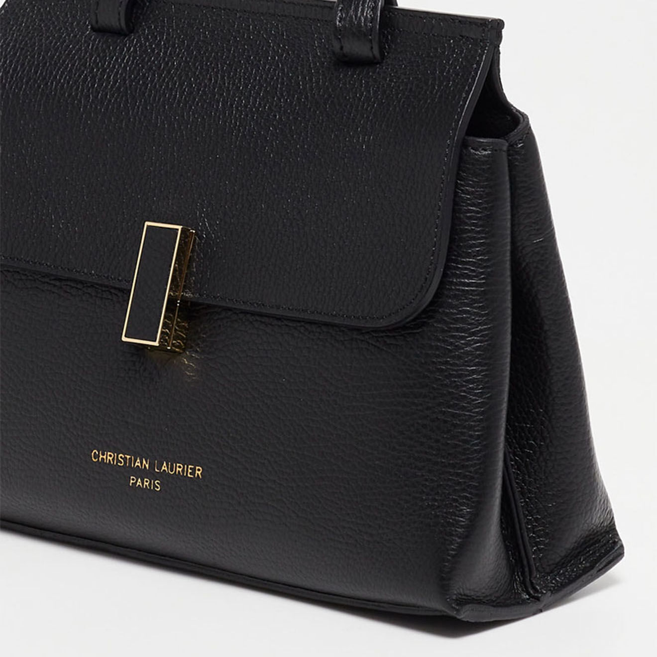 Christian Laurier Sac bandoulière en Cuir Ciara noir - 27x19x9 cm