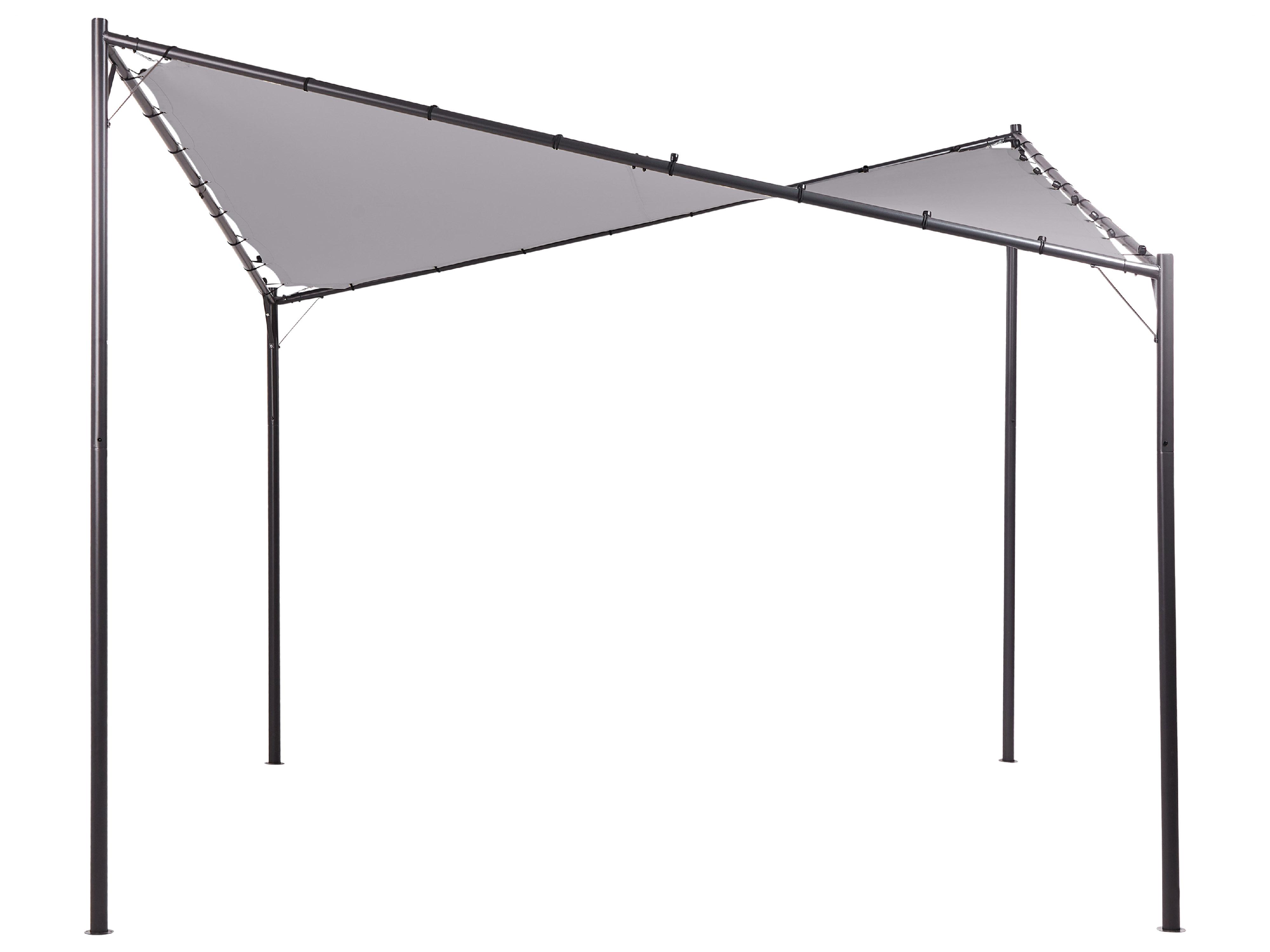 Paviljoen AVENTINE Metaal 300 cm 300 cm Grijs